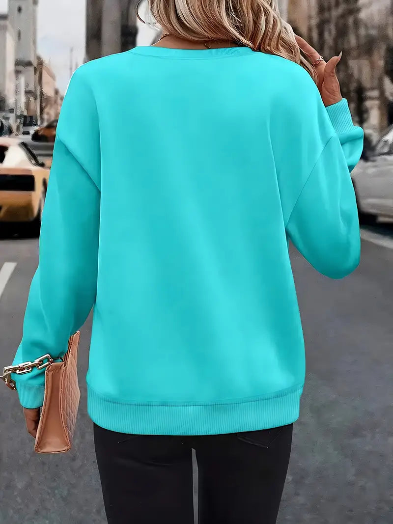 Gemütlicher Feder Sweatshirt | Gemeinsam gegen Diabetes