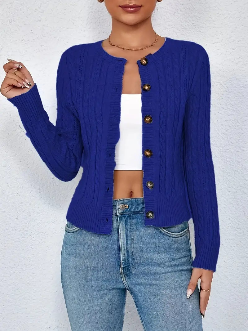 Elena™ – Strickjacke mit Knöpfen
