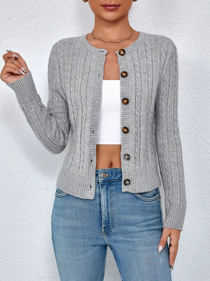 Elena™ – Strickjacke mit Knöpfen