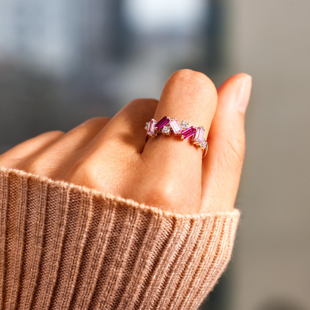 Eleganter rosa Ring | Gemeinsam gegen Brustkrebs