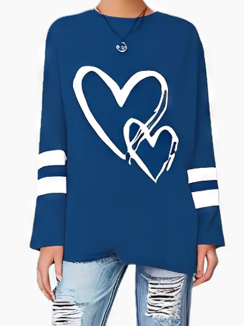 Herzmotiv Sweatshirt | Gemeinsam gegen Diabetes
