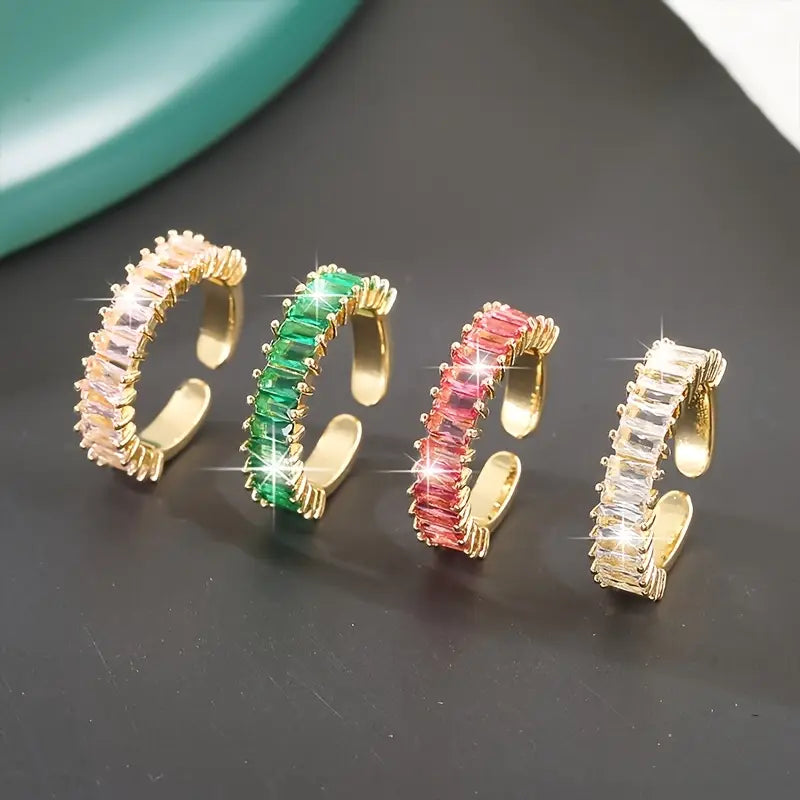 Eleganter Kristall Ring | Gemeinsam gegen Brustkrebs