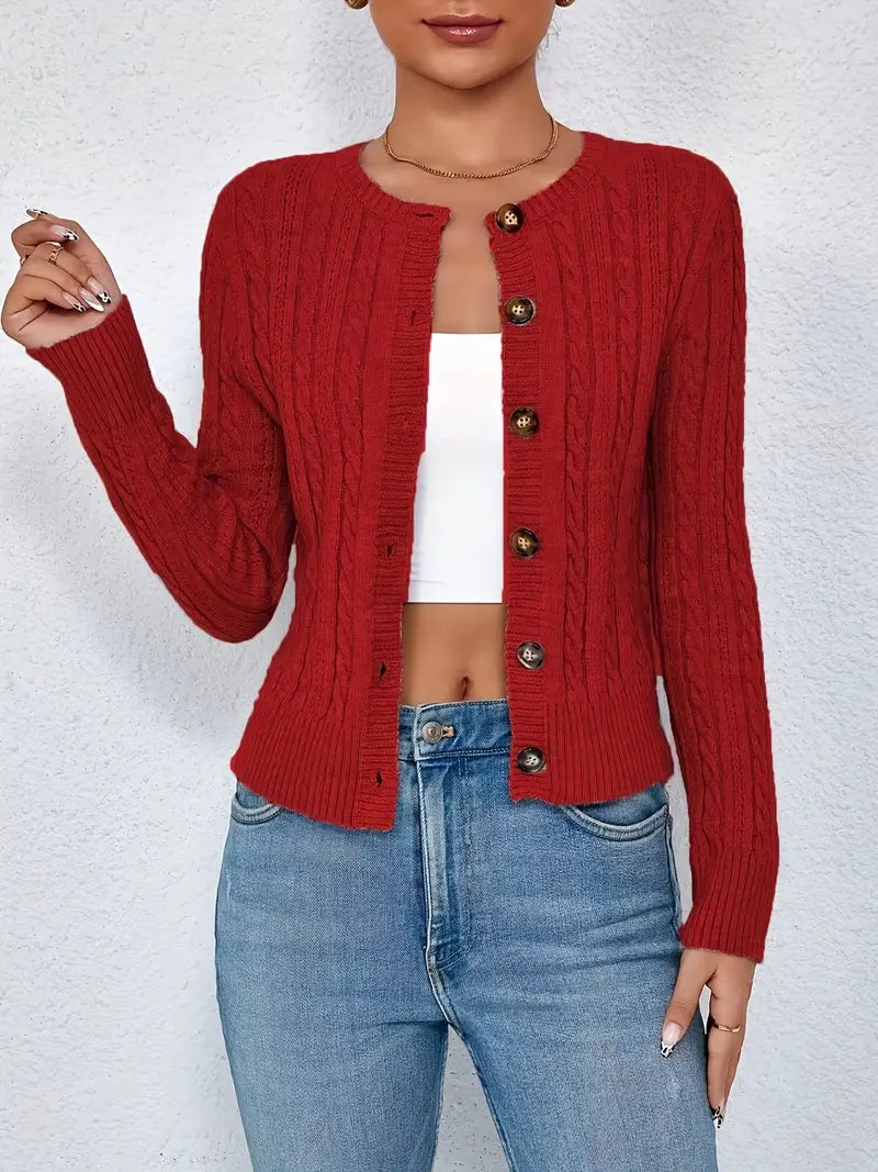Elena™ – Strickjacke mit Knöpfen