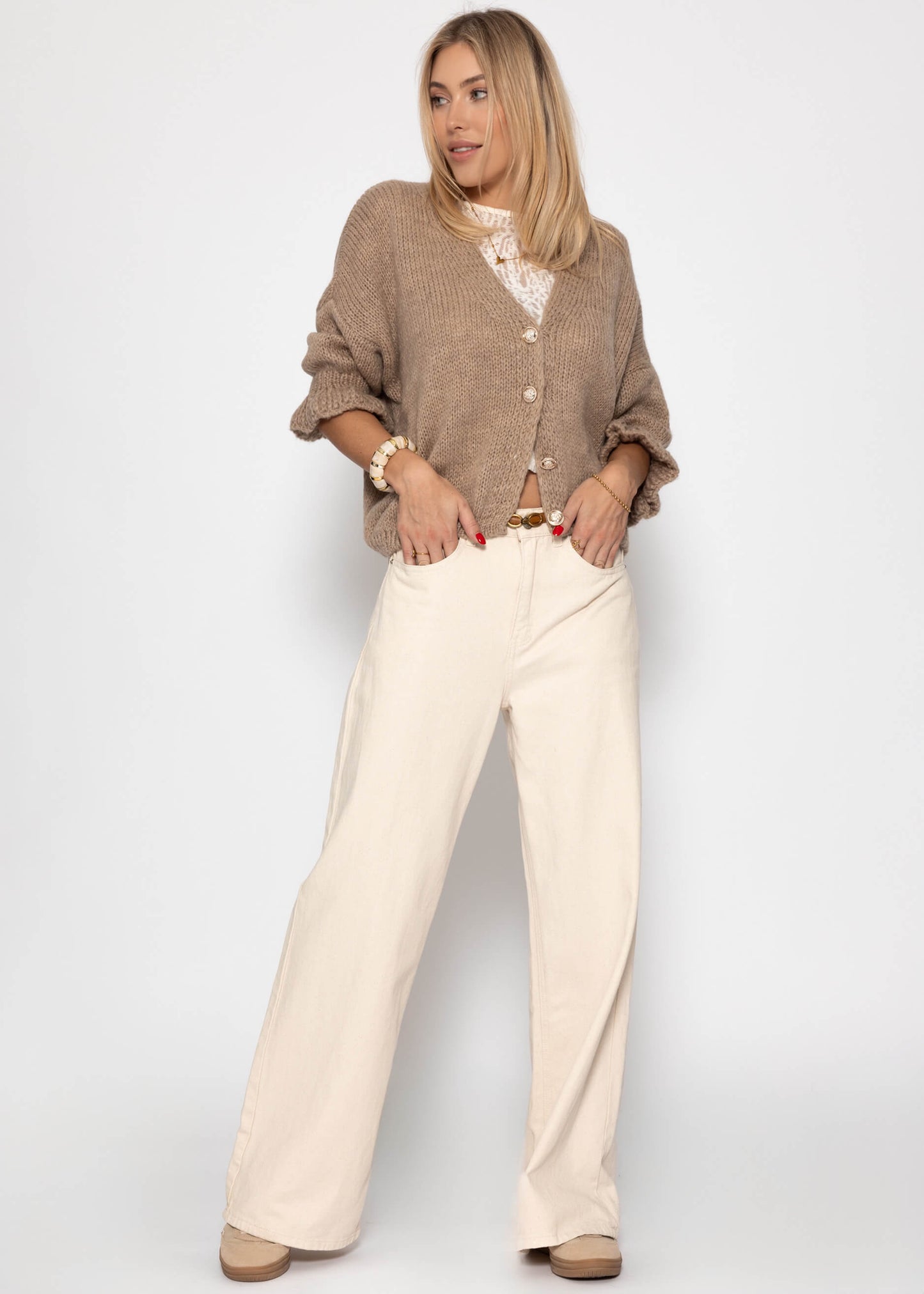 Thalia™ – Neutrale Strickjacke
