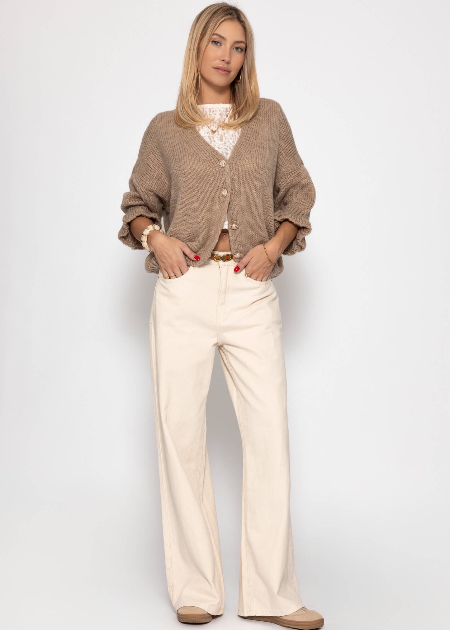 Thalia™ – Neutrale Strickjacke