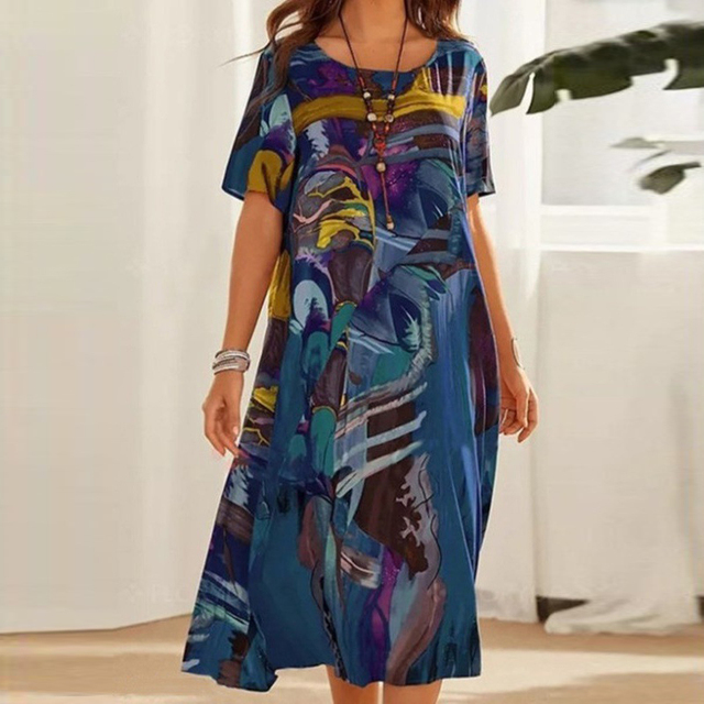 Virella™ - Abstraktes Sommerkleid