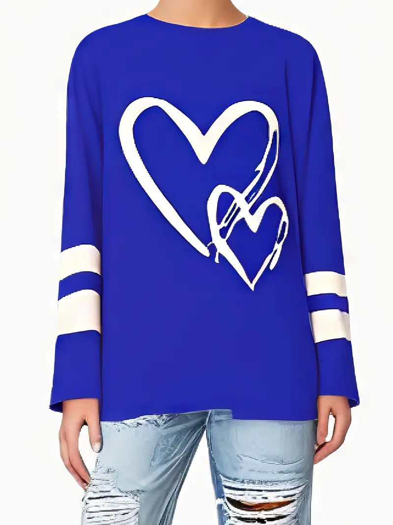 Herzmotiv Sweatshirt | Gemeinsam gegen Diabetes