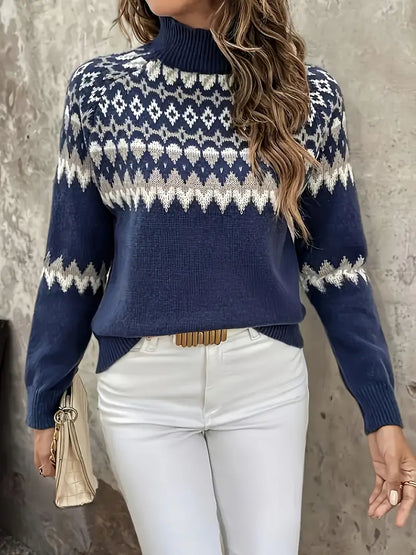 Veronika™ Rollkragen Strickpullover