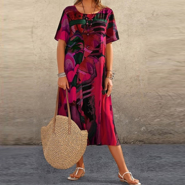 Virella™ - Abstraktes Sommerkleid