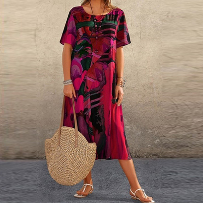 Virella™ - Abstraktes Sommerkleid