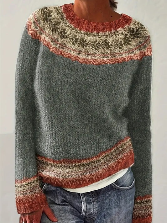 Erika™ Muster Strickpullover