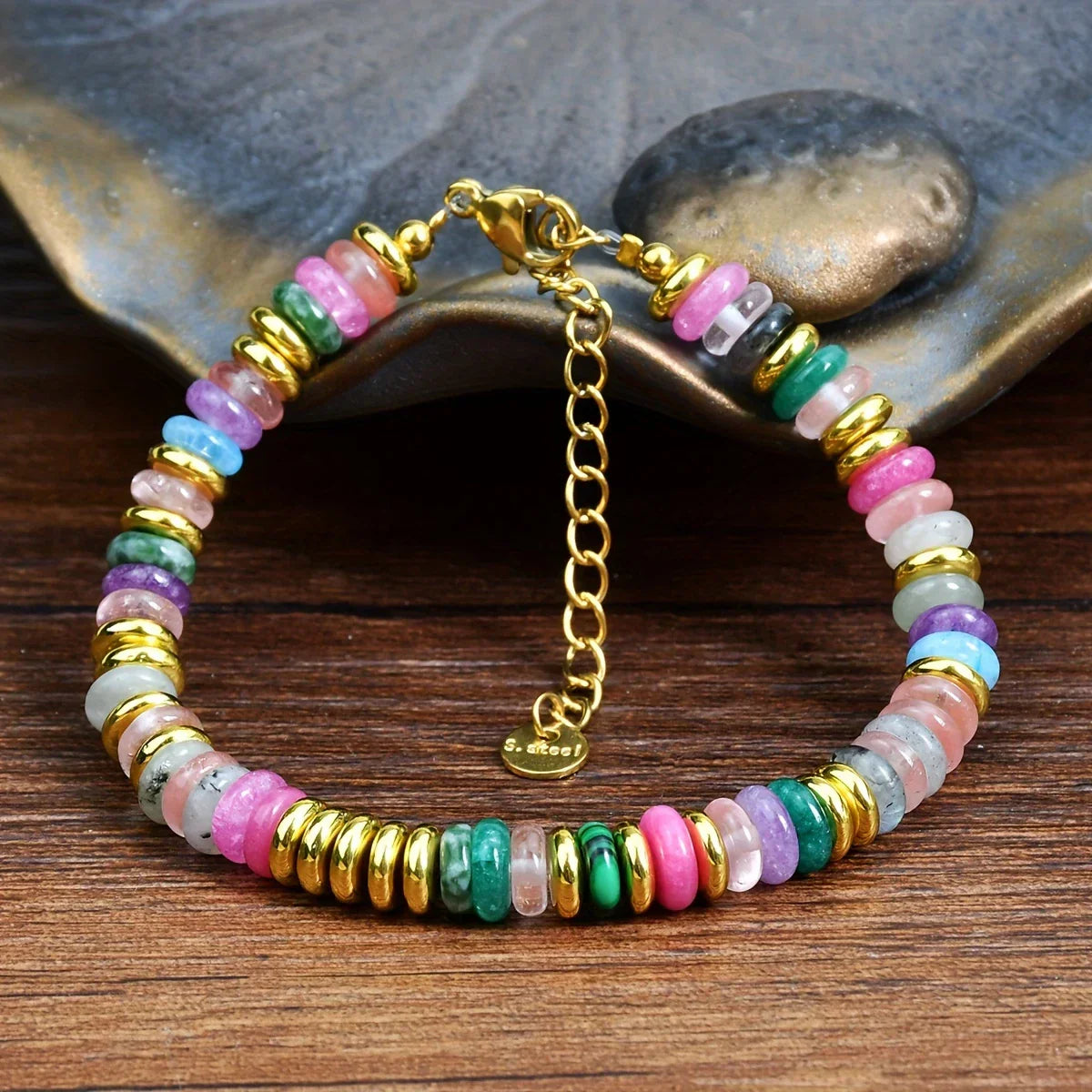 Buntes Hope-Armband | Gemeinsam gegen Brustkrebs