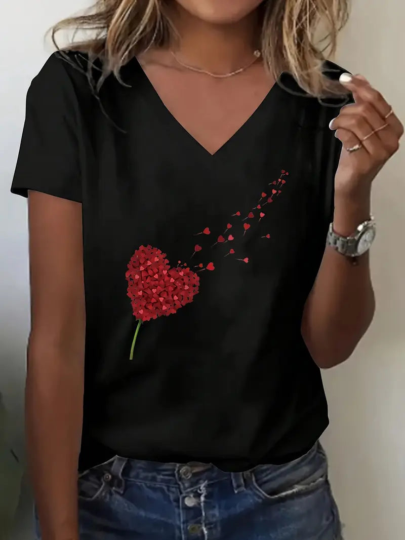 Maris™ - Löwenzahn-Herz-T-Shirt