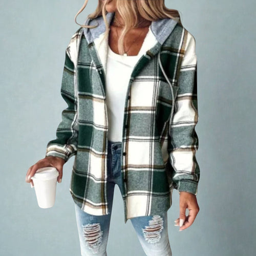 Greta™ – Kariertes Kapuzenjacke