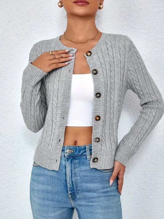 Elena™ – Strickjacke mit Knöpfen