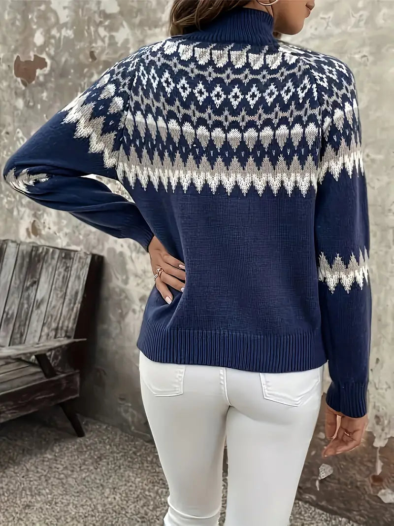 Veronika™ Rollkragen Strickpullover
