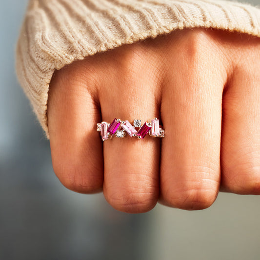 Eleganter rosa Ring | Gemeinsam gegen Brustkrebs