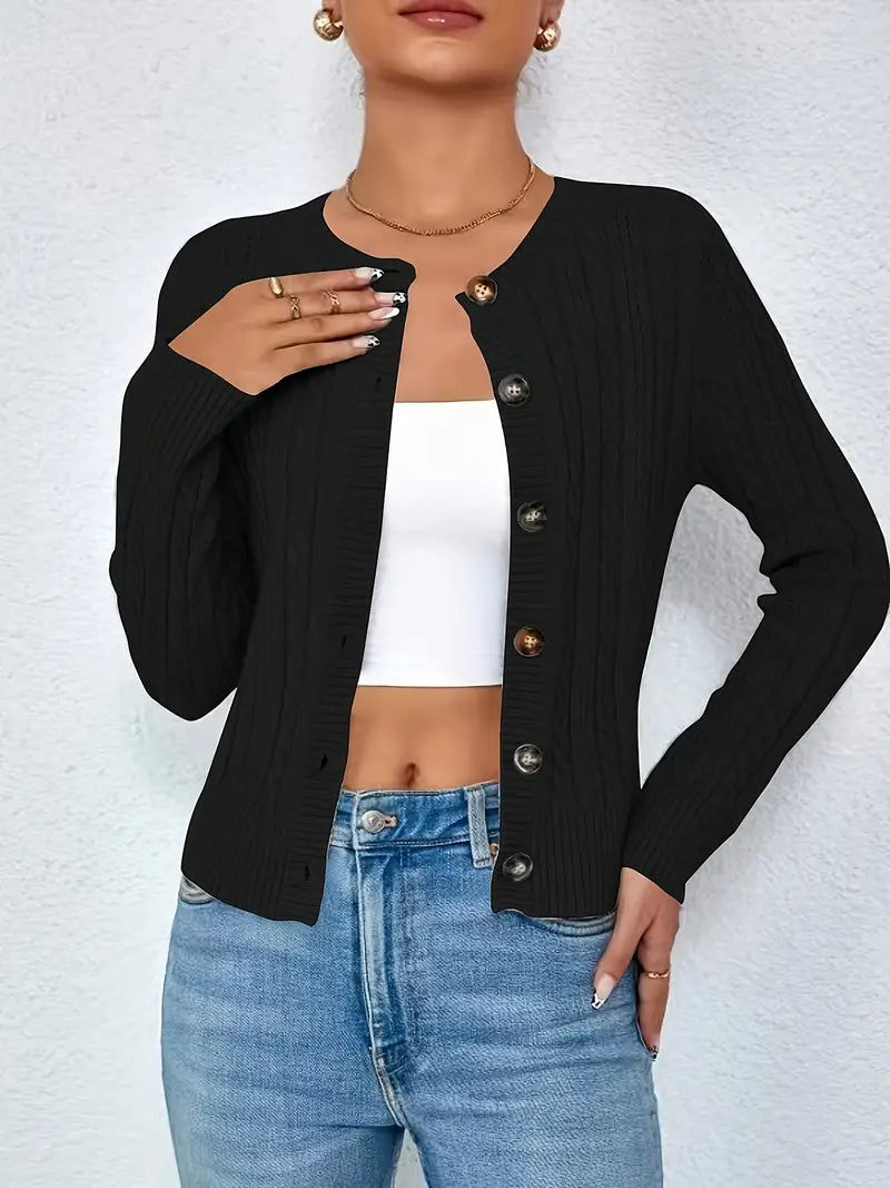 Elena™ – Strickjacke mit Knöpfen