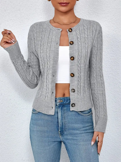 Elena™ – Strickjacke mit Knöpfen
