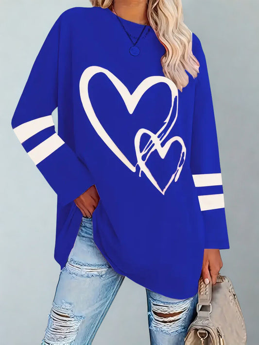 Herzmotiv Sweatshirt | Gemeinsam gegen Diabetes