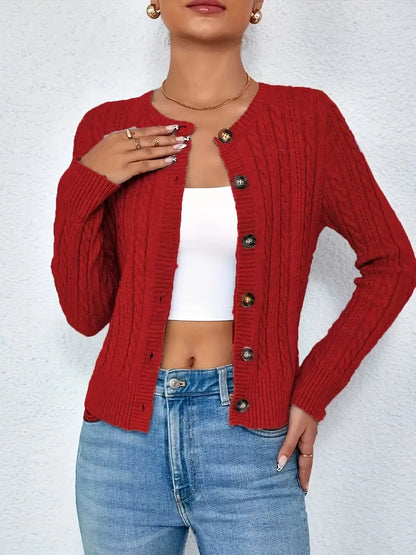 Elena™ – Strickjacke mit Knöpfen
