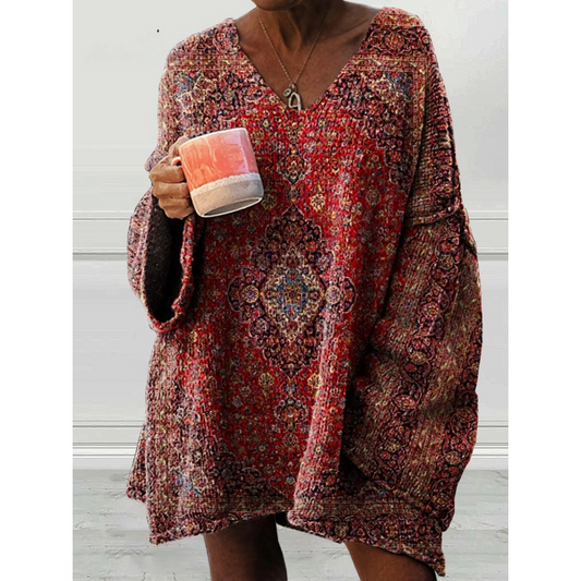 Fatima™ – Vintage-übergroßer Pullover