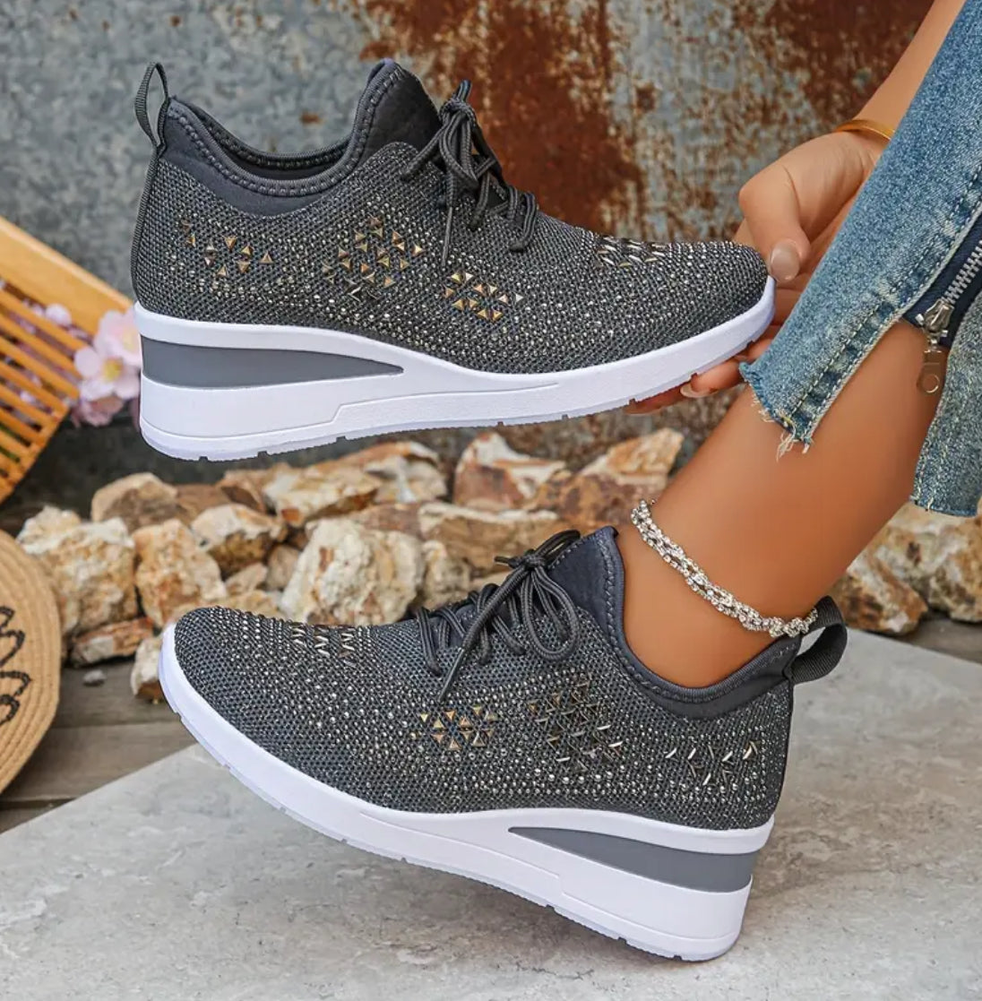 Jane™ – Damen-Schnürsneaker mit dicker Sohle