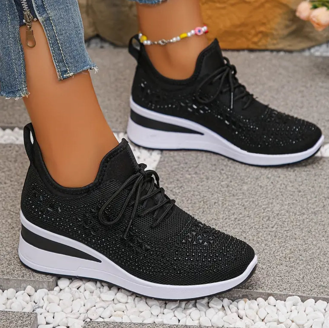 Jane™ – Damen-Schnürsneaker mit dicker Sohle