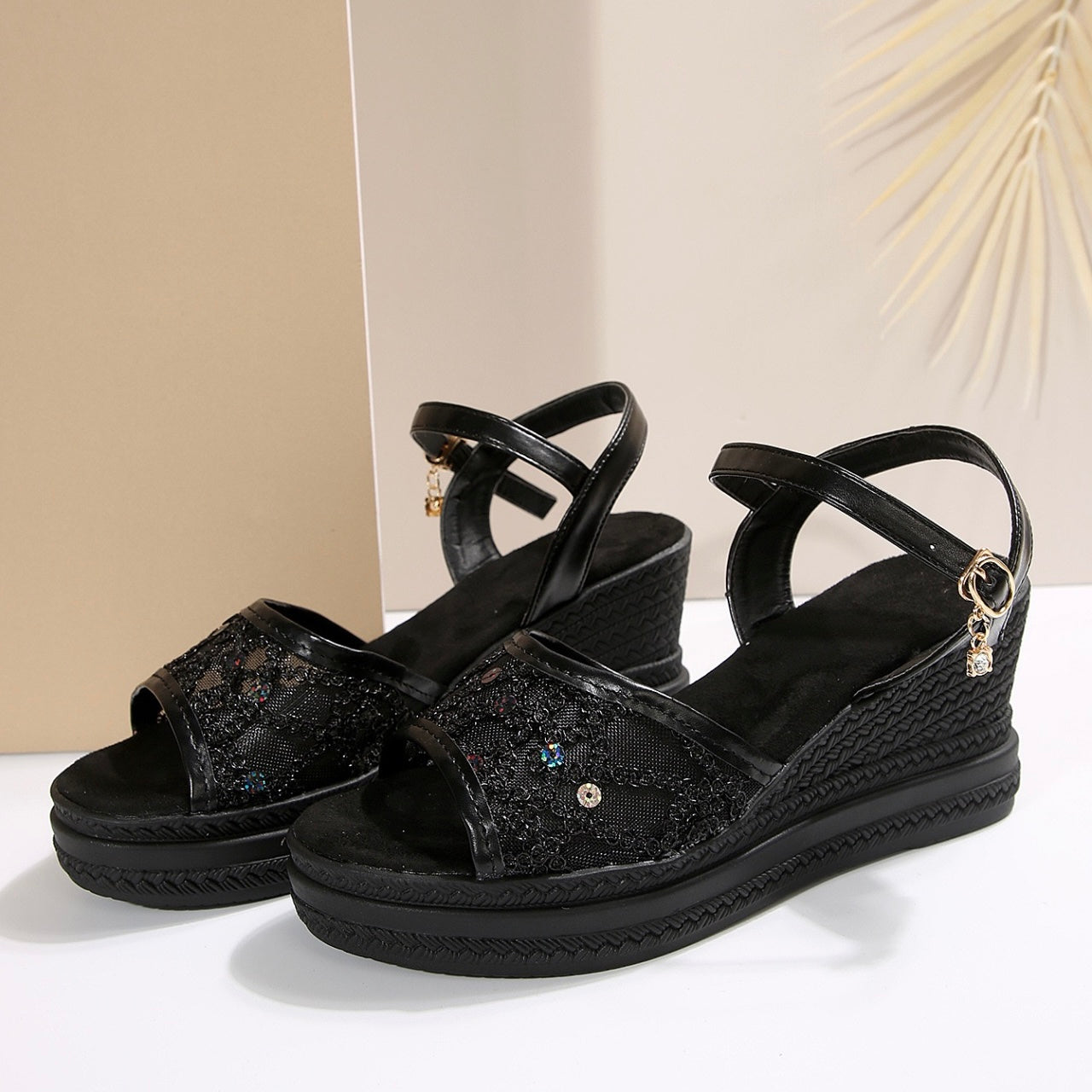Aubrey™ - Elegante Keilsandalen