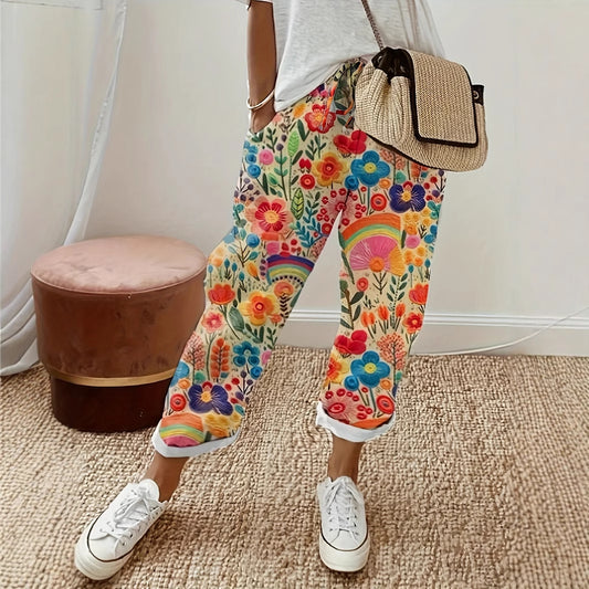 Alayna™ – Jogginghose mit Blumenmuster