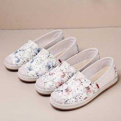 Lorine™ - Loafers aus geblümtem Canvas