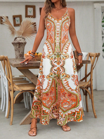Jayzhel™ – Schickes ärmelloses Maxikleid mit Trägern für den Sommer
