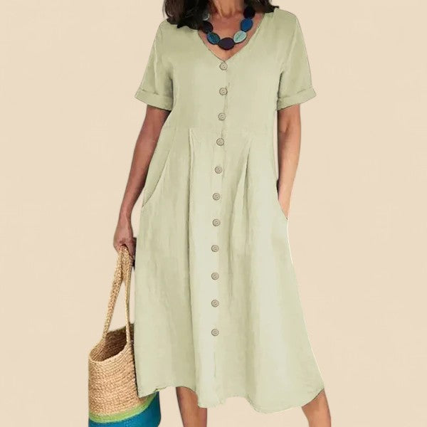 Clarisse™ - Kurzarm Kleid