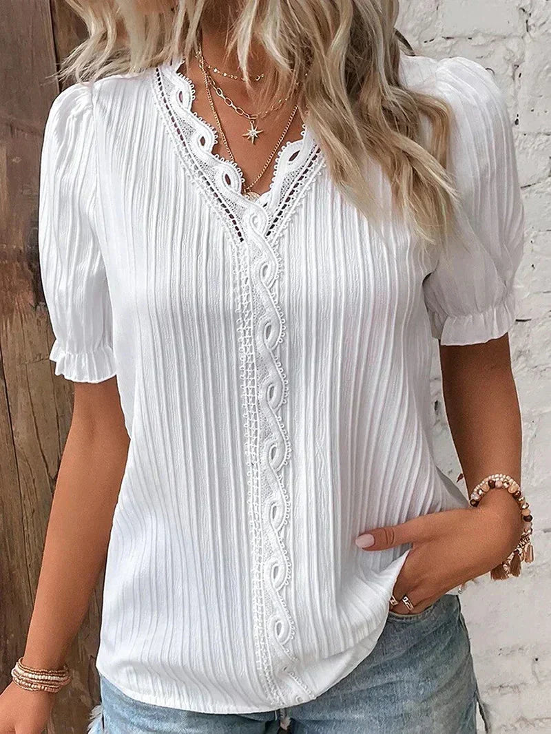 Beatriz™ - Elegante Damenbluse mit Details