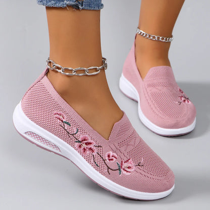 Mireille™ - Floral Komfort Turnschuhe