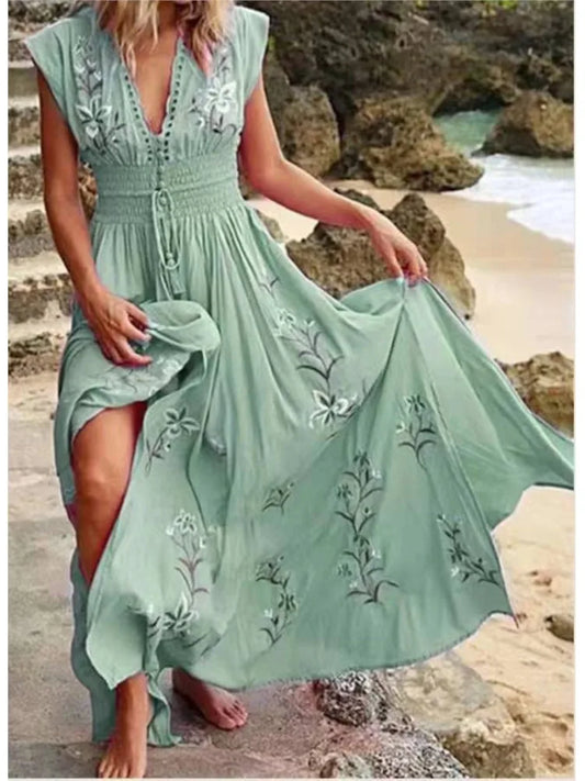 Zowie™ – Besticktes Maxikleid für Damen