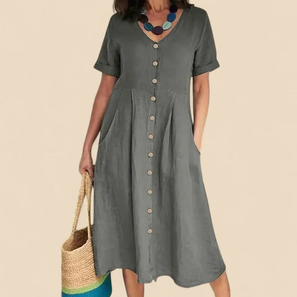 Clarisse™ - Kurzarm Kleid