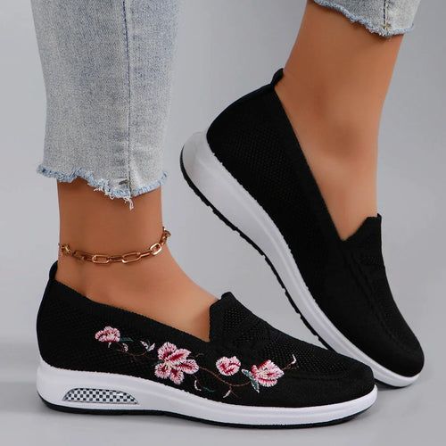 Mireille™ - Floral Komfort Turnschuhe
