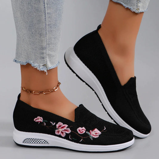 Mireille™ - Floral Komfort Turnschuhe