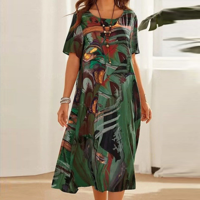 Virella™ - Abstraktes Sommerkleid