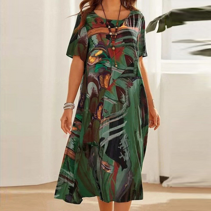 Virella™ - Abstraktes Sommerkleid