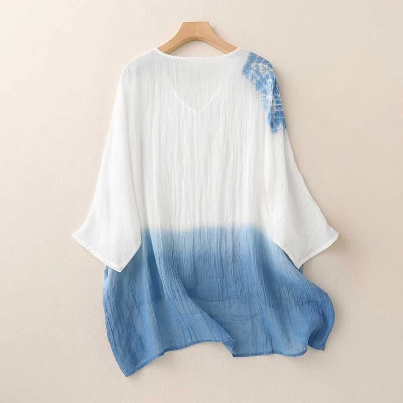 Azura™ – Ombre-Bluse im Boho-Stil