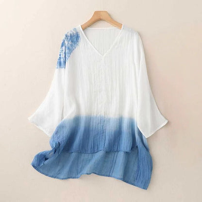 Azura™ – Ombre-Bluse im Boho-Stil