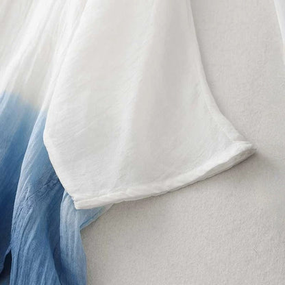 Azura™ – Ombre-Bluse im Boho-Stil