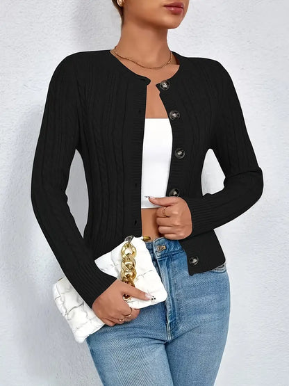 Elena™ – Strickjacke mit Knöpfen