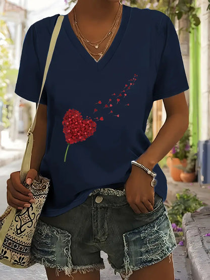 Maris™ - Löwenzahn-Herz-T-Shirt