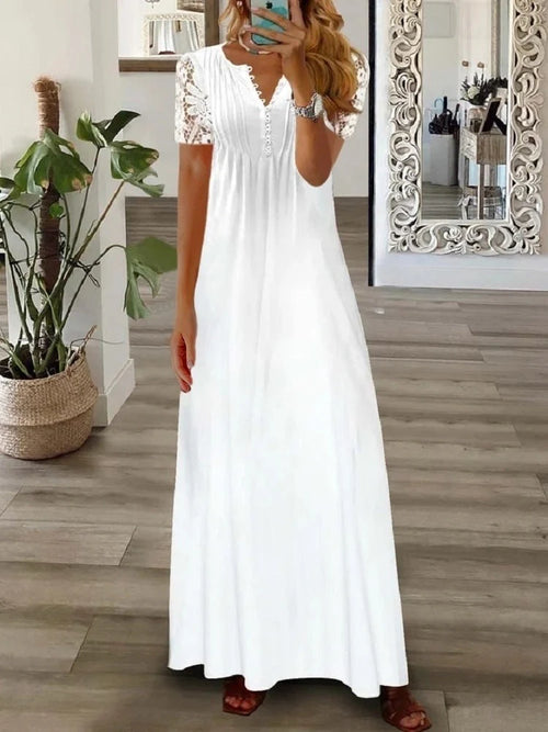 Elian™ – Blumiges Spitzenkleid