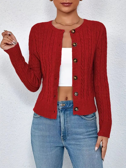 Elena™ – Strickjacke mit Knöpfen