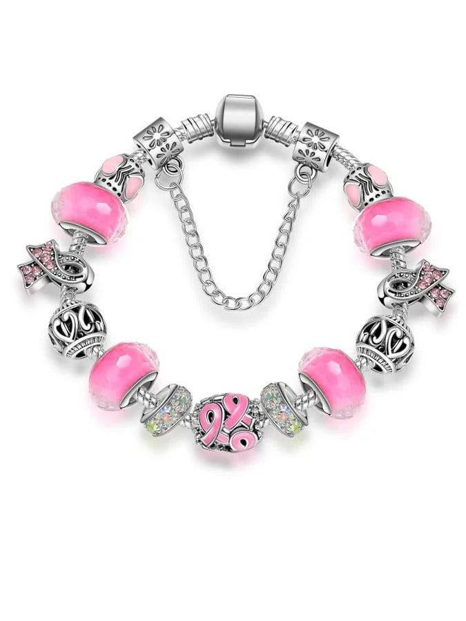 Glückliche Einheit Armbänder | Gemeinsam gegen Brustkrebs