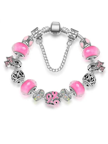 Glückliche Einheit Armbänder | Gemeinsam gegen Brustkrebs
